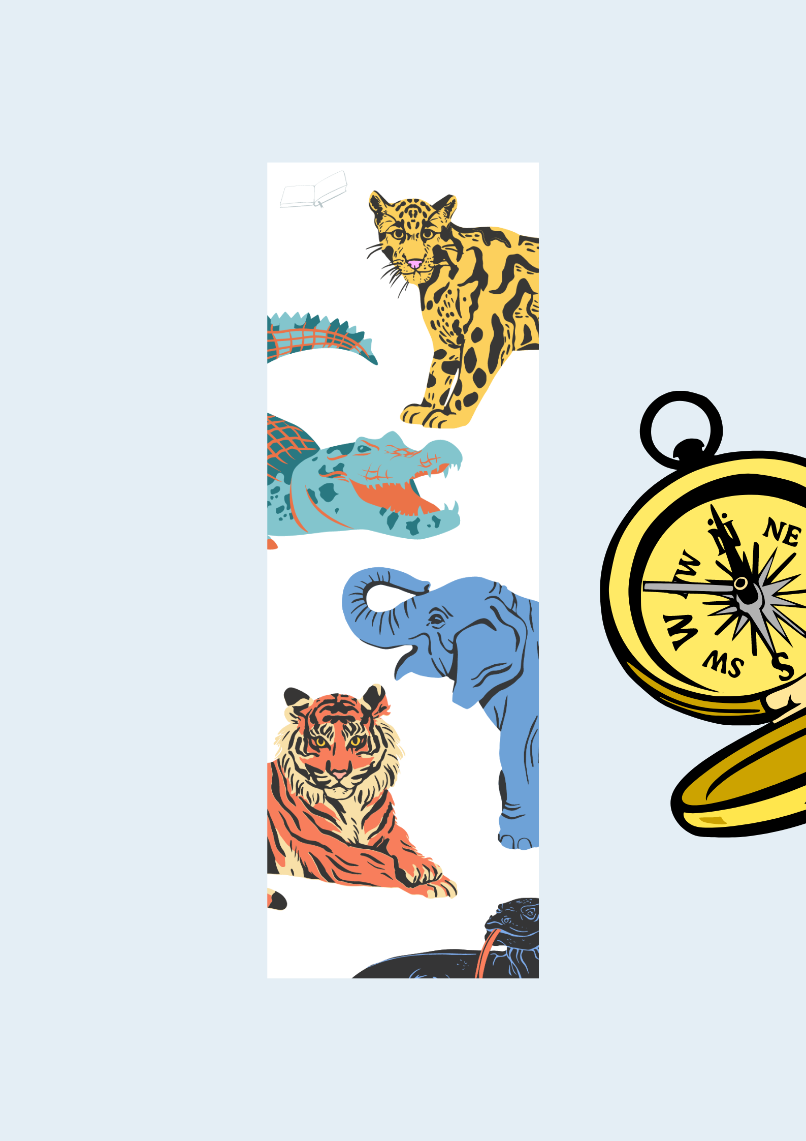 Segnalibro Zoo